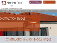 Tablet Screenshot of maison-cena.fr